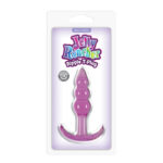 Jelly Rancher Ripple T-Plug - Purple - Purple 10.9 cm (4.3'') Butt Plug - Image 3