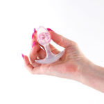 Glams Cosmic - Small - Pink - Clear/Pink 8.1 cm Small Butt Plug - Image 3
