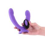 INYA Duet - Purple - Purple USB Rechargeable Vibrating Double Dildo with Wireless Remote - Image 2