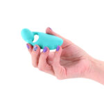 INYA Tease - Teal - Teal USB Rechargeable Finger Stimulator - Image 2