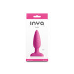 INYA Swirl - Pink - Pink 10.7 cm USB Rechargeable Vibrating Butt Plug - Image 4