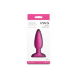 INYA Swirl - Pink - Pink 10.7 cm USB Rechargeable Vibrating Butt Plug - Image 5