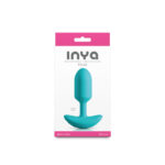 INYA Pulse - Teal - Teal 11 cm USB Rechargeable Vibrating Butt Plug - Image 4