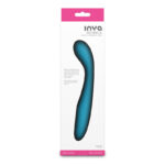 INYA Technica - Teal - Teal 19.2 cm USB Rechargeable Warming Vibrator - Image 3