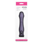 INYA Integra - Gray - Grey 18.2 cm USB Rechargeable Vibrator with Sliding Ring Shaft - Image 3