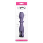 INYA Integra - Gray - Grey 18.2 cm USB Rechargeable Vibrator with Sliding Ring Shaft - Image 4