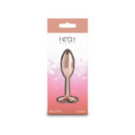 Rear Assets Clover - Rose Gold - Rose Gold 9.2 cm Metallic Butt Plug - Image 6