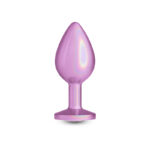 Rear Assets Iridescent - Medium - Pink - Iridescent Pink 8.2 cm Medium Butt Plug - Image 3