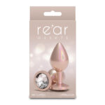 Rear Assets Iridescent - Medium - Champagne - Iridescent Champagne 8.2 cm Medium Butt Plug - Image 4