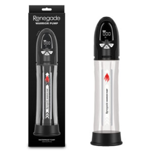 Renegade Warrior Pump - Black - Black/Clear Waterproof Automatic Penis Pump