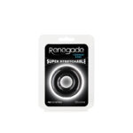 Renegade Fireman Ring - Medium - Black - Black Medium Cock Ring - Image 4