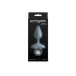 Renegade Orion - Grey - Grey 13 cm USB Rechargeable Vibrating Butt Plug - Image 5