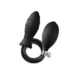 Renegade InflataPlay - Black - Black 10.5 cm Inflatable Butt Plug - Image 3