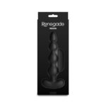 Renegade Reign - Black - Black 17.9 cm USB Rechargeable Vibrating Anal Beads with Wireless Remote - Image 5
