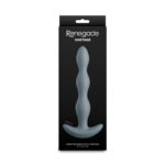 Renegade Vantage - Grey - Grey 20.6 cm USB Rechargeable Vibrating Anal Beads - Image 4