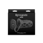 Renegade Edge - Black - Black USB Rechargeable Vibrating Penis Sleeve with Wireless Remote - Image 4