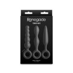 Renegade Trio Kit - Black - Black Butt Plugs - Set of 3 - Image 4