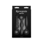 Renegade Trio Kit - Black - Black Butt Plugs - Set of 3 - Image 5