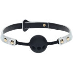 OUCH! Florence Collection - Silicone Ball Gag - White Breathable Mouth Restraint - Image 2