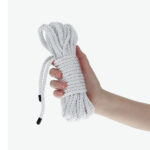 OUCH! Bondage Rope - 10 M - Silver - Silver Nylon Bondage Rope - 10 metre Length - Image 3