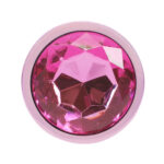 OUCH! Paris Collection - Metal Anal Plug Set - Pink - Metallic Pink Butt Plugs with Gem Bases - Set of 3 Sizes - Image 5