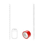 OUCH! PVC Non-Stick Tape - Red - Red Bondage Tape - 20 metre Length - Image 5