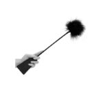 OUCH! Black & White Crop with Feather Tickler - Black 44 cm Feather Crop - Image 4