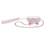 OUCH! Paris Collection - Collar with Leash - Pink Restraint - Image 2