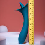 Playboy Pleasure TRUE INDULGENCE - Teal 21.3 cm USB Rechargeable Vibrator with Flicking Tip - Image 7