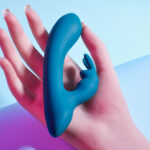 Playboy Pleasure LIL RABBIT - Deep Teal 14.6 cm USB Rechargeable Rabbit Vibrator - Image 2