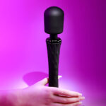 Playboy Pleasure ROYAL - Black 29.2 cm USB Rechargeable Massage Wand - Image 4