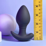 Playboy Pleasure PLUG & PLAY - Black 10.3 cm USB Rechargeable Vibrating Butt Plug with Wireless Remote - Image 7