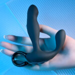 Playboy Pleasure COME HITHER - Black 13.2 cm USB Rechargeable Vibrating Prostate Massager with Wireless Remote Control - Image 2