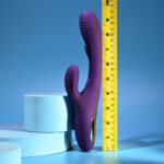 Playboy Pleasure THE THRILL - Purple 24.4 cm USB Rechargeable Rabbit Vibrator - Image 8