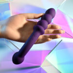Playboy Pleasure THE SEEKER - Purple 20.3 cm USB Rechargeable Double Ended Vibrator - Image 7