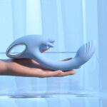 Playboy Pleasure SAPPHIRE SKY - Blue 21.6 cm USB Rechargeable Vibrator with Double Tongue Stimulator - Image 4