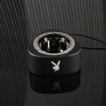 Playboy Pleasure PLEASURE ZONE - Black 21.4 cm Rechargeable Vibrator with USB Charging Dock - Image 4