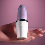 Playboy Pleasure GETAWAY - White/Purple 14.2 cm USB Rechargeable Tapping Stimulator - Image 4