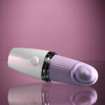 Playboy Pleasure GETAWAY - White/Purple 14.2 cm USB Rechargeable Tapping Stimulator - Image 5