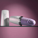 Playboy Pleasure GETAWAY - White/Purple 14.2 cm USB Rechargeable Tapping Stimulator - Image 6