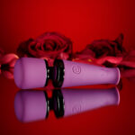 Playboy Pleasure MIC DROP - Purple 11.4 cm USB Rechargeable Vibrating Mini Massage Wand - Image 5