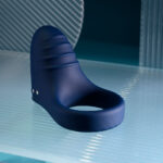 Playboy Pleasure PLEASURE POINT - Blue USB Rechargeable Vibrating Cock Ring - Image 2