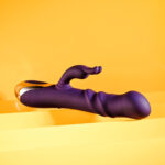 Playboy Pleasure BUNNY PUNCH - Purple 24.4 cm USB Rechargeable Twirling Rabbit Vibrator - Image 6
