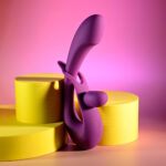 Playboy Pleasure CHA CHA SLIDE - Purple 20 cm USB Rechargeable Rabbit Vibrator - Image 2