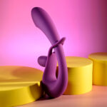 Playboy Pleasure CHA CHA SLIDE - Purple 20 cm USB Rechargeable Rabbit Vibrator - Image 4