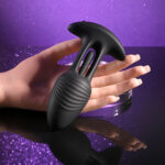 Playboy Pleasure RIM SHOT - Black 11.4 cm USB Rechargeable Vibrating Butt Plug - Image 2