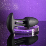 Playboy Pleasure RIM SHOT - Black 11.4 cm USB Rechargeable Vibrating Butt Plug - Image 4