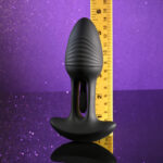 Playboy Pleasure RIM SHOT - Black 11.4 cm USB Rechargeable Vibrating Butt Plug - Image 8