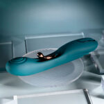Playboy Pleasure AURELIE - Green 22.7 cm USB Rechargeable Vibrator with Internal Flicker - Image 6
