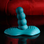 Playboy Pleasure HAVE A SEAT - Green USB Rechargeable Rideable Vibrator and Grinder Pad with Remote - Image 4